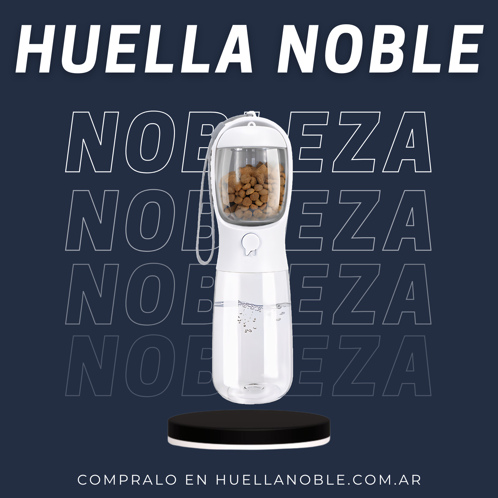 Botella Portátil Huella Noble