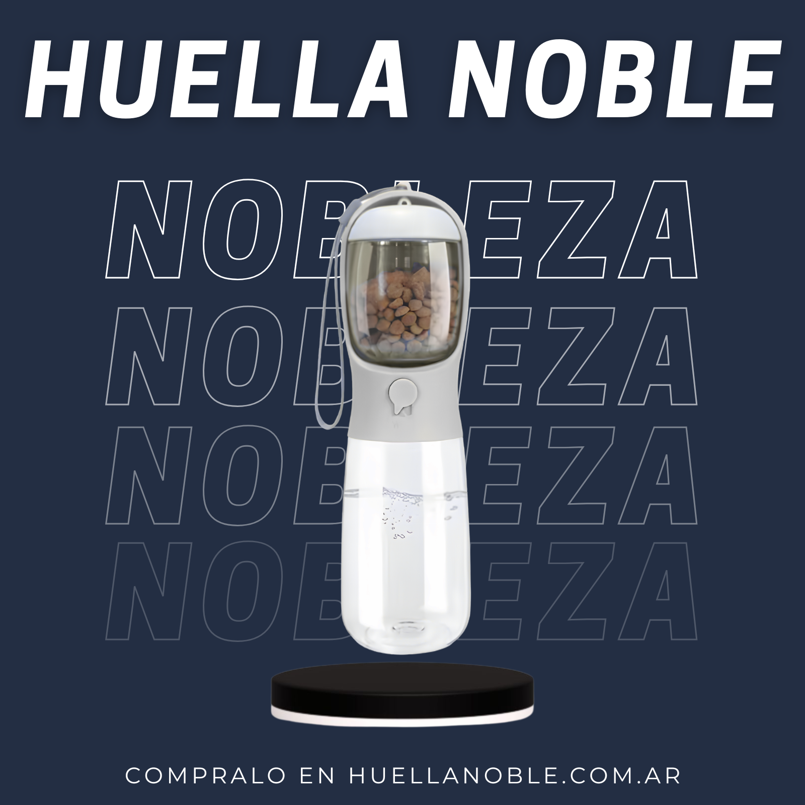 Botella Portátil Huella Noble