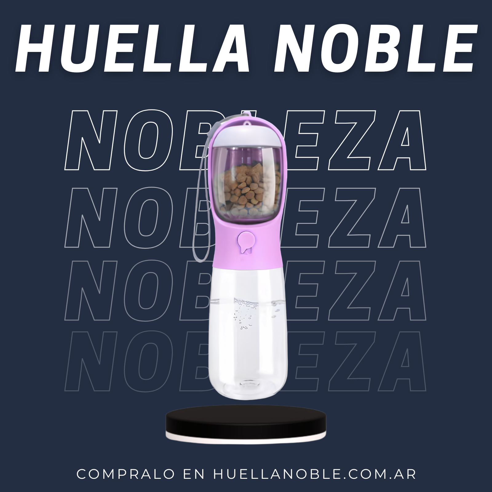 Botella Portátil Huella Noble