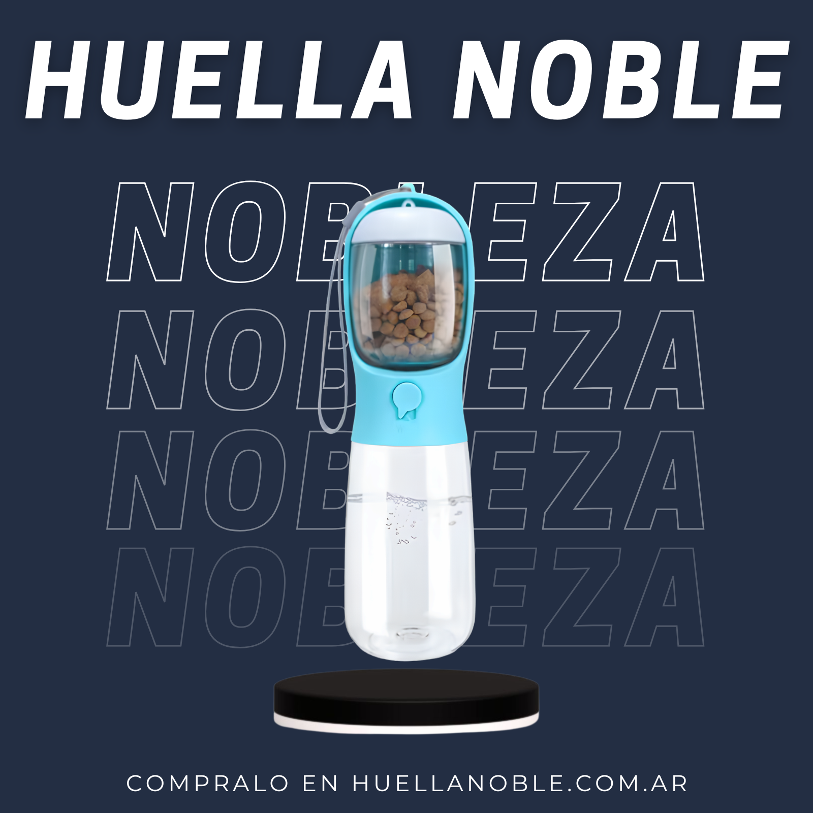 Botella Portátil Huella Noble